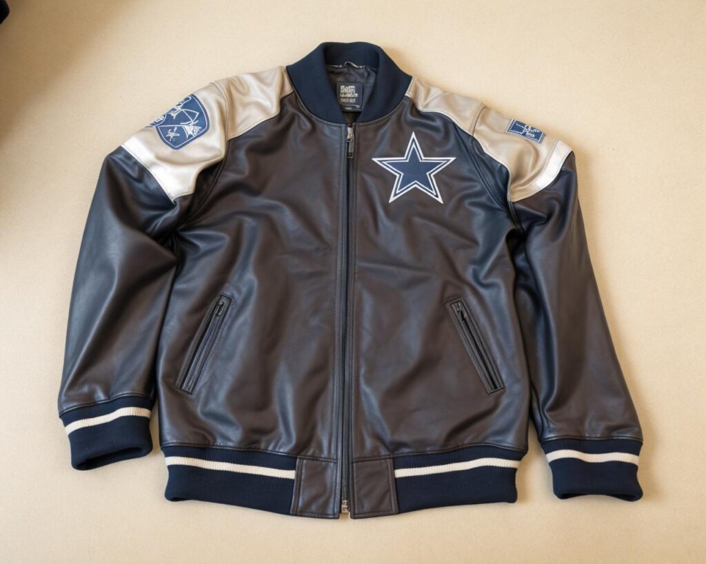 leather dallas cowboys jacket