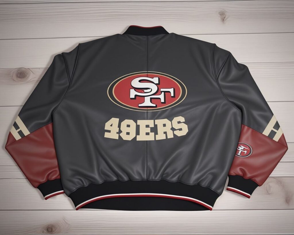 49ers leather jacket